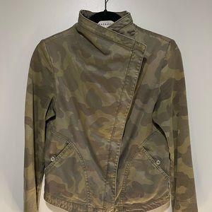 ANTHROPOLOGIE-(Marrakech) Camouflage moto jacket
